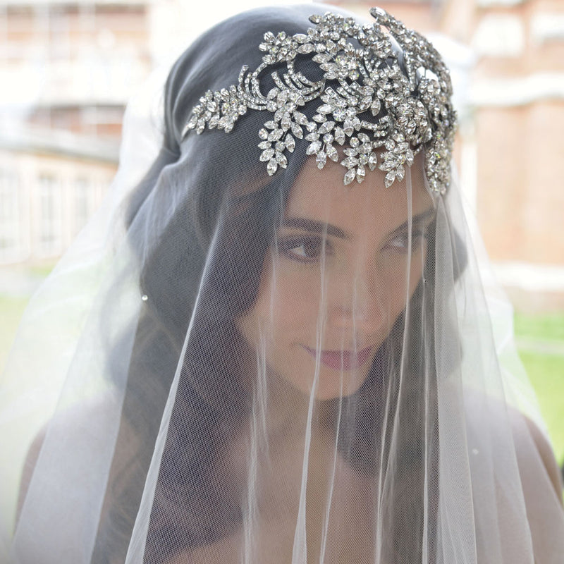 Majestic crystal bridal headband - Liberty in Love