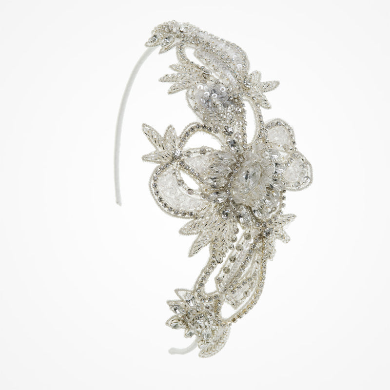 Maple floral applique headpiece - Liberty in Love