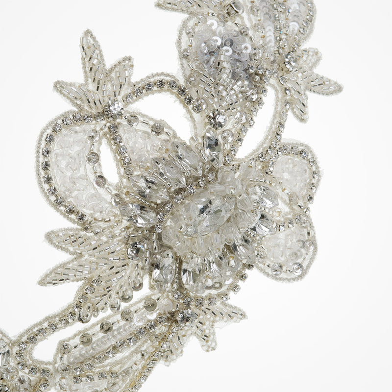 Maple floral applique headpiece - Liberty in Love