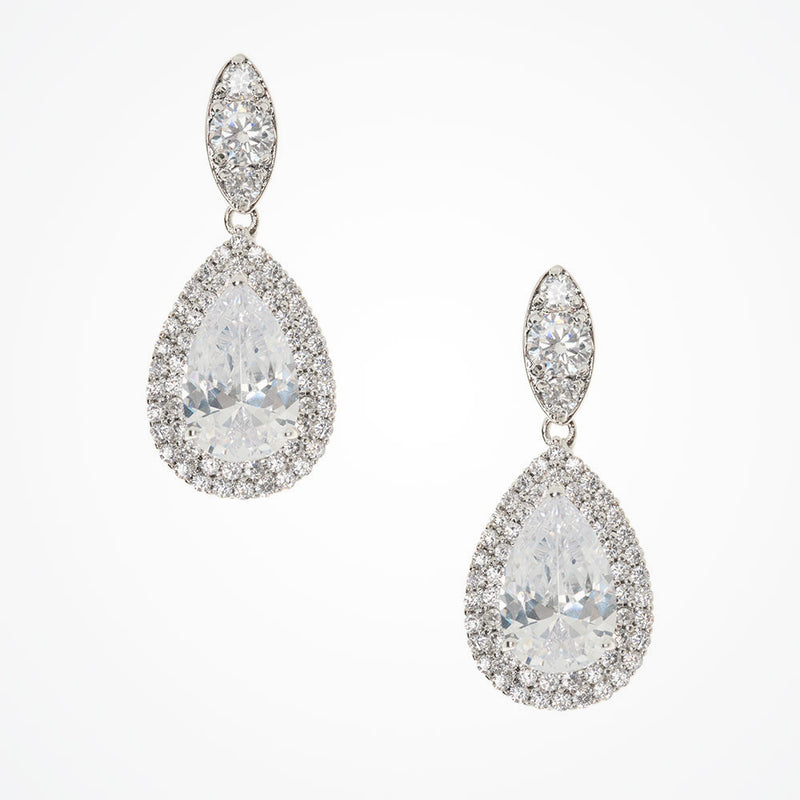 Mariella crystal teardrop earrings - Liberty in Love