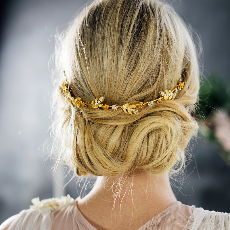 Mariella golden buds headpiece - Liberty in Love