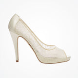 Marina ivory lace peep-toes - size 6 only - Liberty in Love