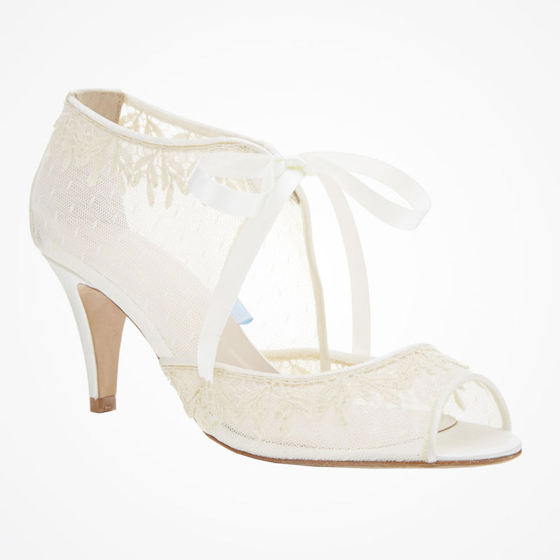 Marlow french lace and tulle booties - Liberty in Love