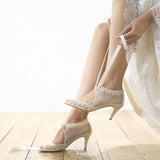 Marlow french lace and tulle booties - Liberty in Love