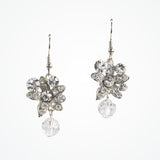 Maruchka swarovski crystal flower drop earrings - Liberty in Love