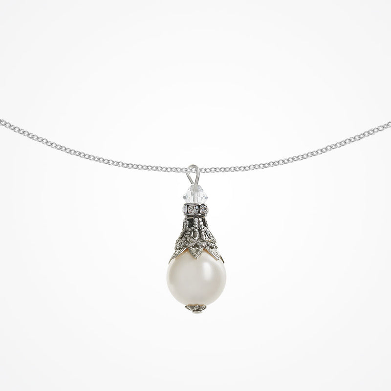 Matilda vintage inspired filigree pendant necklace - Liberty in Love