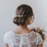 Meera clustered blossoms gold hair ornament - Liberty in Love