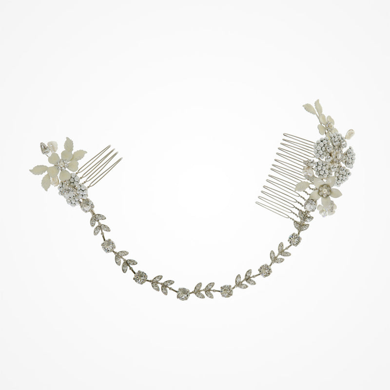 Melody chained blossoms headpiece - Liberty in Love