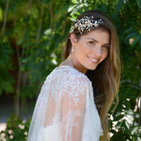 Midsummer dream gold enamelled floral headpiece - Liberty in Love
