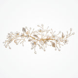 Midsummer dream gold enamelled floral headpiece - Liberty in Love