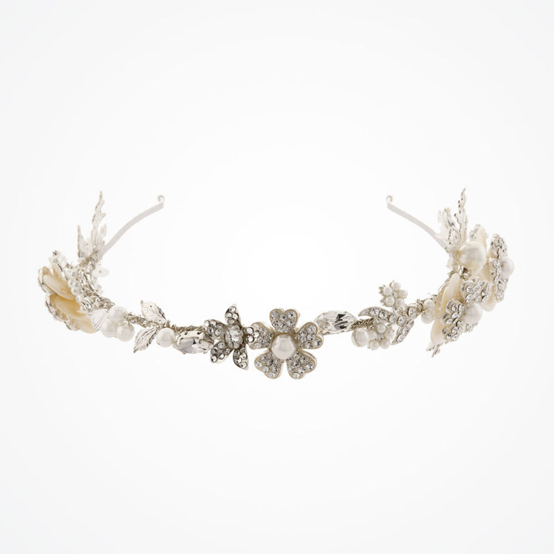 Milano mother of pearl blossom headband - Liberty in Love