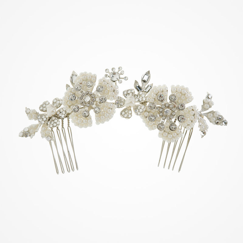 Millie pearly blossoms headpiece - Liberty in Love