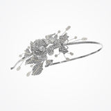 Mimosa crystal embellished rose side headpiece - Liberty in Love