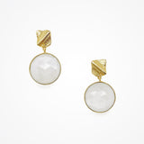 Minerva moonstone disc earrings - Liberty in Love