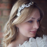Miss bluebell embroidered leaves headpiece - Liberty in Love