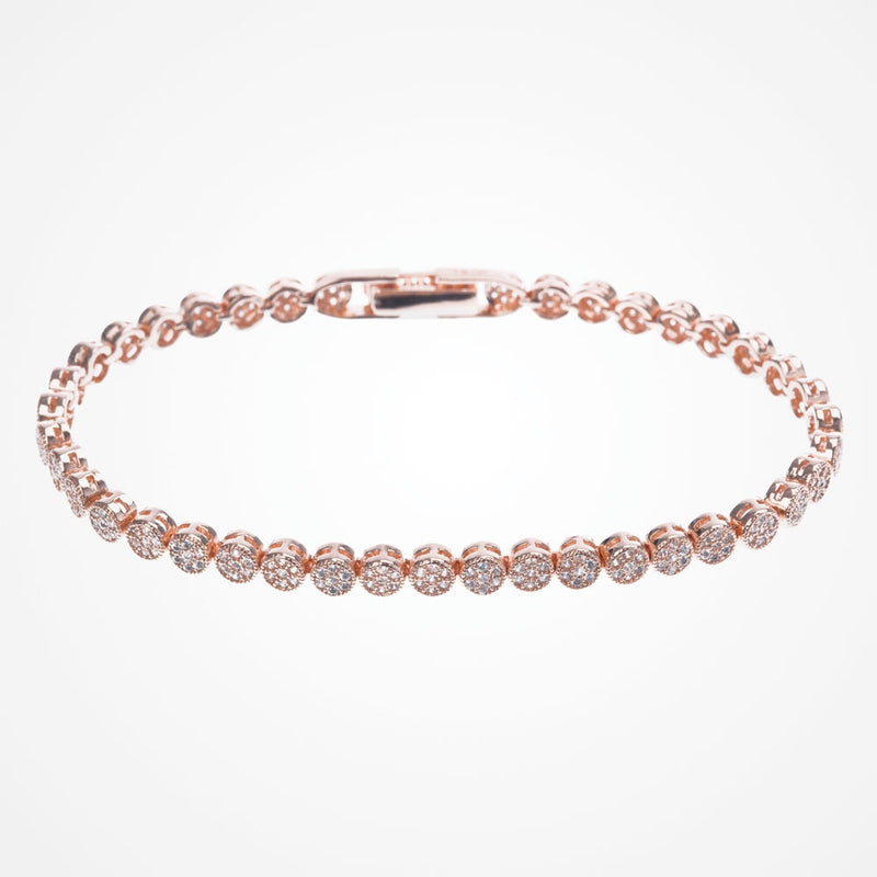 Modena rose gold crystal embellished bracelet - Liberty in Love