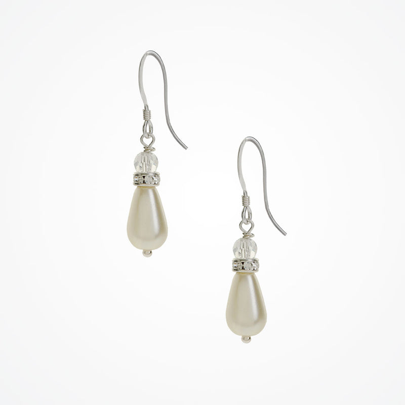 Monaco teardrop pearl earrings - Liberty in Love