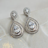 Montgomery crystal teardrop earrings - Liberty in Love