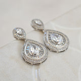 Montgomery crystal teardrop earrings - Liberty in Love