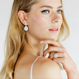 Montgomery crystal teardrop earrings - Liberty in Love