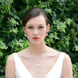 Montgomery crystal teardrop pendant necklace - Liberty in Love