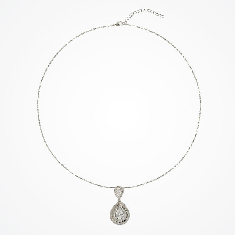 Montgomery crystal teardrop pendant necklace - Liberty in Love