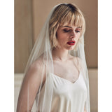 Moonflower scattered pearl beaded veil - Liberty in Love