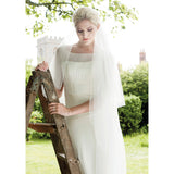 Moonshine tulle veil with floral motifs - Liberty in Love
