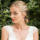 Moonstruck rose gold crystal pendant necklace - Liberty in Love