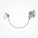 Morgan floral draping headpiece - Liberty in Love
