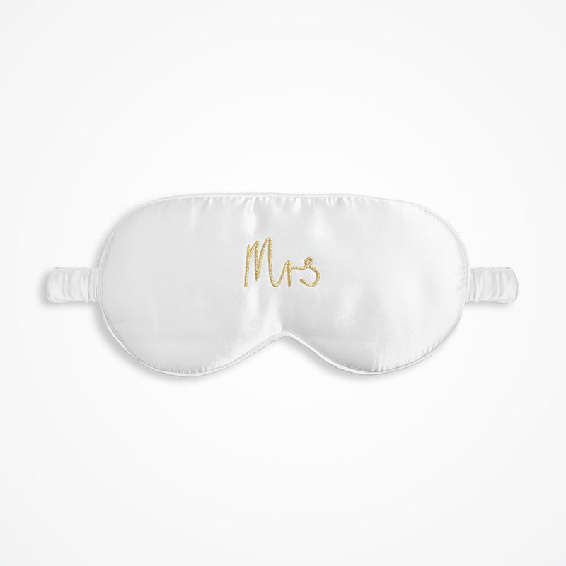Katie Loxton ‘Mrs’ satin eye mask - Liberty in Love