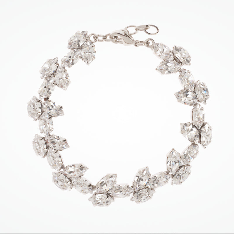 Crystal encrusted wedding bracelet - Liberty in Love