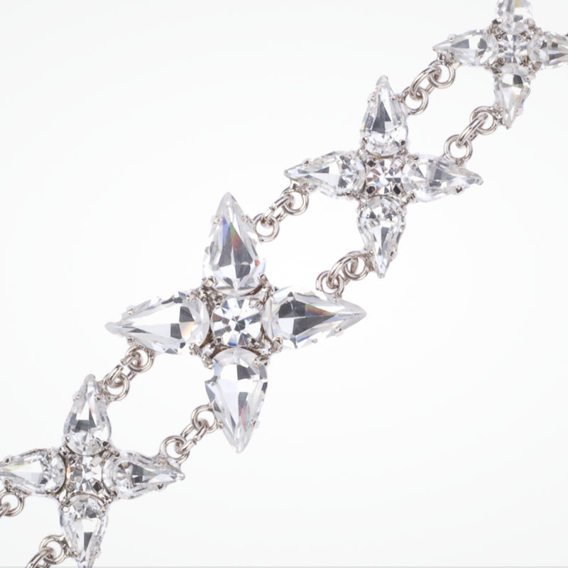 Crystal encrusted star wedding bracelet - Liberty in Love