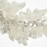 Natasha sequinned beaded floral hair clip - Liberty in Love