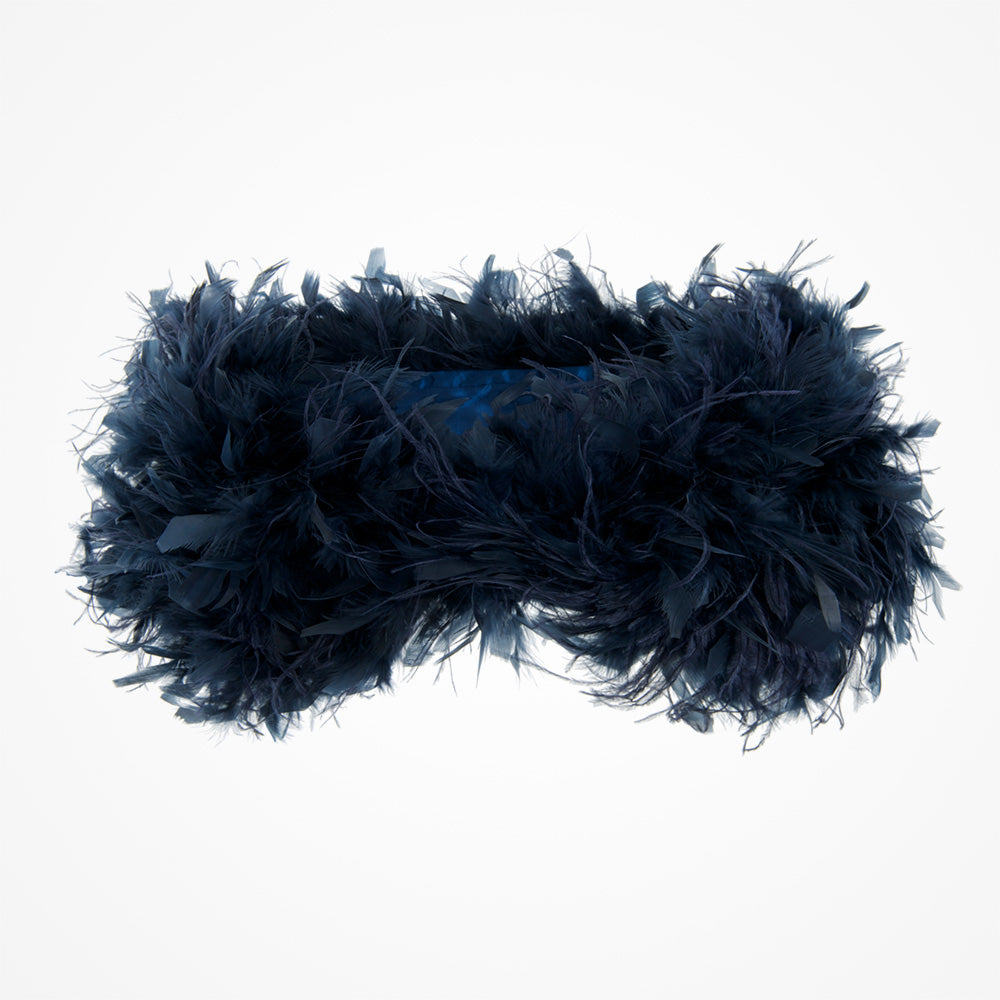 Navy ostrich feathers discount