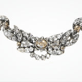 Art Deco symmetrical floral bow bridal necklace (NE9455) - Liberty in Love