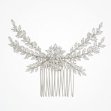 Nia crystal flower and sprigs hair comb - Liberty in Love