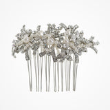 Nicolette crystal and pearl hair comb - Liberty in Love
