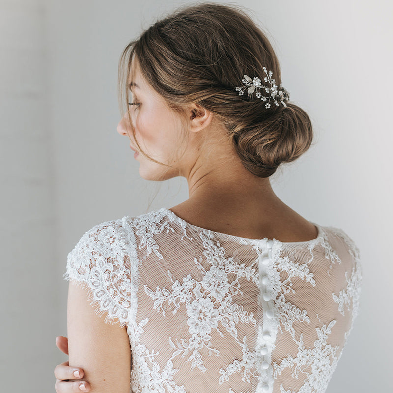 Nora line of blossoms hair vine - Liberty in Love