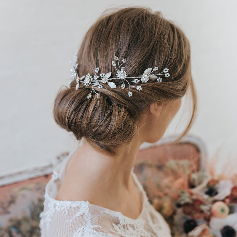 Nora line of blossoms hair vine - Liberty in Love