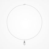 Georgette crystal embellished filigree pearl drop necklace - Liberty in Love