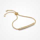 Nova zirconia crystal bar toggle bracelet - Liberty in Love
