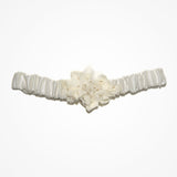 Nuala silk lace flower garter - Liberty in Love
