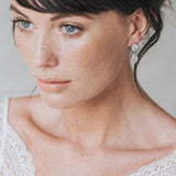 Odelia CZ teardrop earrings (silver) - Liberty in Love
