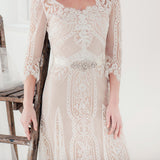 Opal crystal and bead embellished bridal belt - Liberty in Love