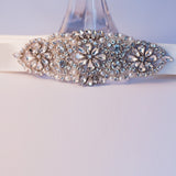 Opal crystal and bead embellished bridal belt - Liberty in Love