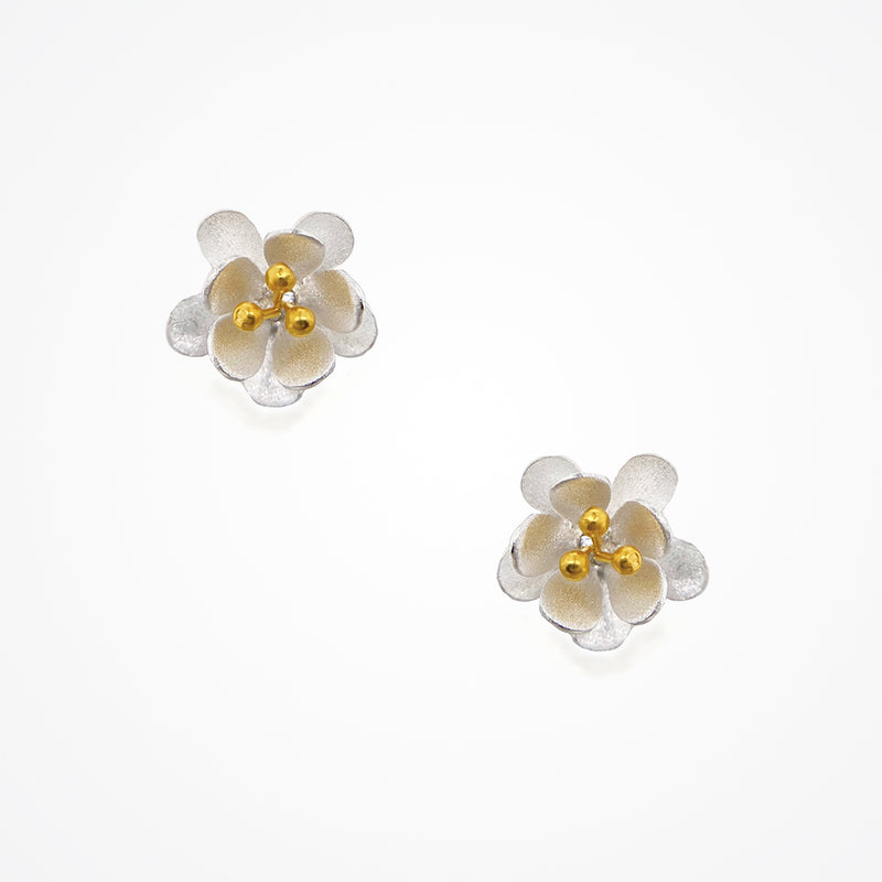 Orchid mini flower earrings - Liberty in Love