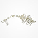 Pale blush blossoms headpiece - Liberty in Love