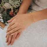 Pandora crystal and pearl bracelet (rose gold) - Liberty in Love
