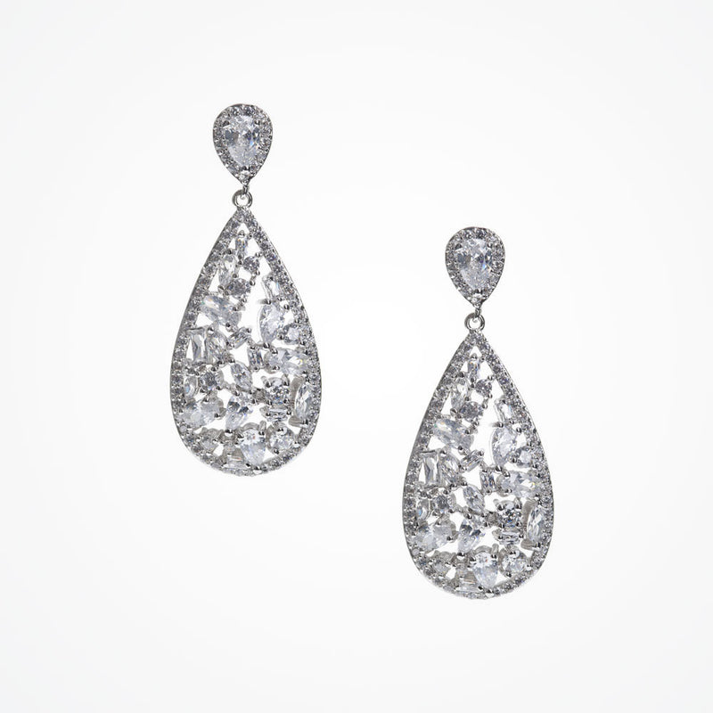Pasadena crystal teardrop earrings - Liberty in Love